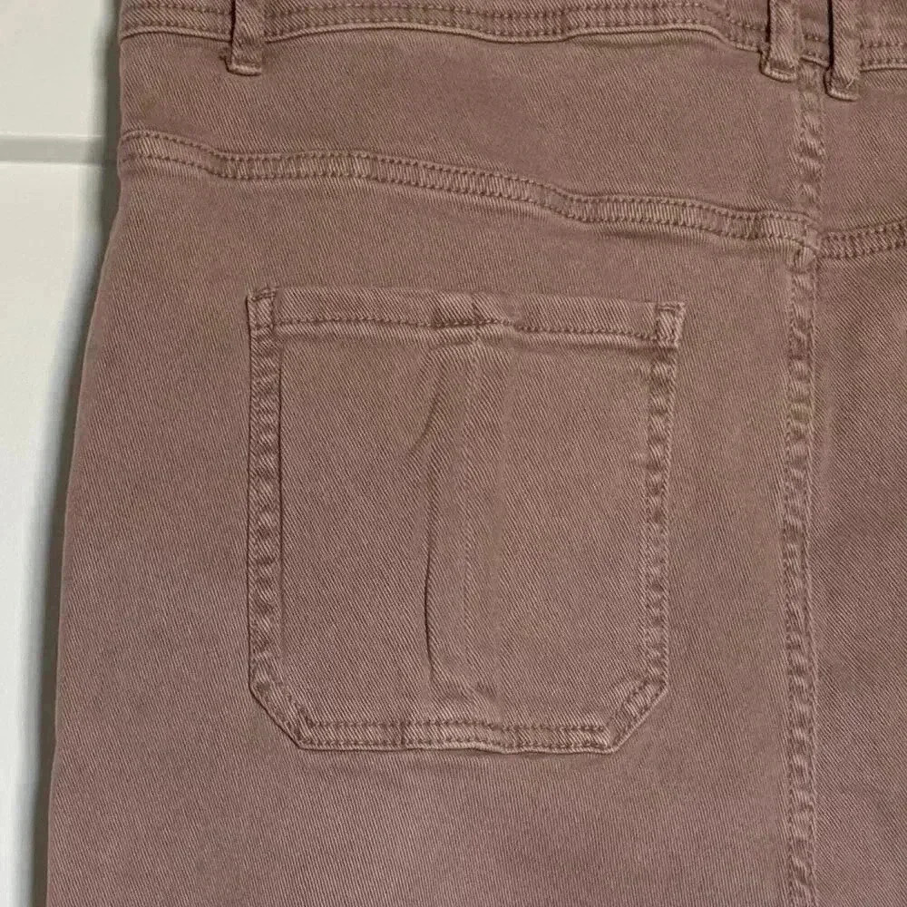 NWT Risen Womens Risen High-Rise Cargo Pants Mauve Size 2XL - Picture 9 of 13